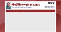 Desktop Screenshot of brevardfamilywalkinclinic.com